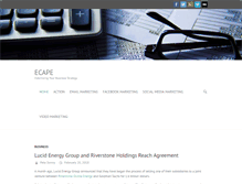 Tablet Screenshot of ecape.net